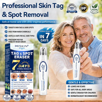 𝐇𝐈𝐒𝐊𝐈𝐍®👩‍⚕️ 𝟕-𝐃𝒂𝘆 𝐒𝗸𝐢𝐧 𝐓𝒂𝗴 & 𝐒𝐩𝙤𝐭 𝐄𝐫𝒂𝐬𝙚𝐫 Painless & Scar-Free Advanced Imperfection Removal Rollerball Pen