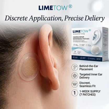 LIMETOW® HEARING REPAIR MICRONEEDLE PATCHES ✅ Targets Hearing Loss, Tinnitus, Ear Infections, Balance Disorders, and Age-Related Ear Degeneration.