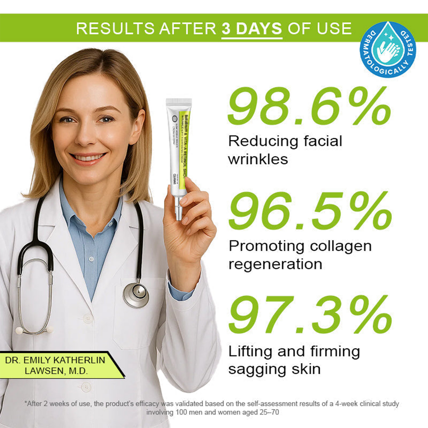 Final 3 Hours: 70%OFF🔥 QIAWITM Botulinum & Vita-A Retinol Shot Wrinkle-Lift Tightening cream✨