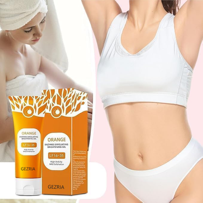 Buy 1 Get 1 FREE Today 🎁!  Say Goodbye to Dull, Rough Skin! GEZRIA Orange Enzyme Exfoliating Gel 🍊