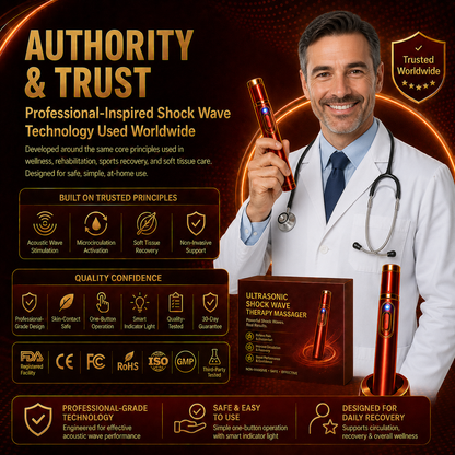 Advanced Acoustic Shockwave Therapy restores penile tissue health to enhance rise rigidity⬆️, stamina, and male performance confidence, relieving muscle pain, joint stiffness, tendon discomfort