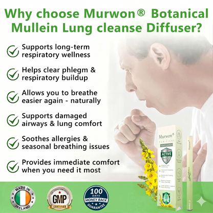 𝙊𝙛𝙛𝙞𝒄𝒊𝒂𝒍 𝑺𝒕𝒐𝒓𝒆✅𝐌𝐮𝐫𝐰𝒐𝒏® 𝐁𝐨𝐭𝐚𝐧𝐢𝐜𝐚𝐥 𝐌𝐮𝐥𝐥𝐞𝐢𝐧 𝐋𝐮𝐧𝐠 𝐂𝐥𝐞𝐚𝐧𝐬𝐞 𝐃𝐢𝐟𝐟𝐮𝐬𝐞𝐫🔥(👨‍⚕️Cough, Pharyngitis, shortness of breath, sputum, stuffy nose, bronchitis, bronchitis, allergy symptoms, lung discomfort)2❤️